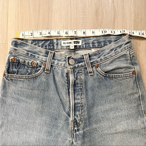 Redone vintage levi’s 501 cropped jeans - Picture 11 of 11